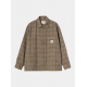  CARHARTT WIP L/S BAGLEY SHIRT HAMILTON BROWN 