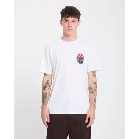 VOLCOM FOR THE STONE BSC SST WHITE