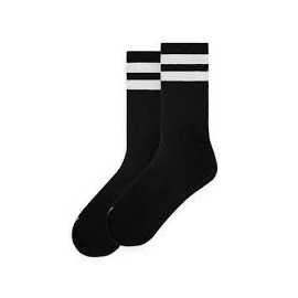 AMERICAN SOCKS BLACK IN BLACK