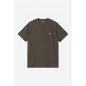 CARHARTT WIP S/S CHASE T-SHIRT SHUNGITE / GOLD