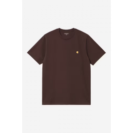 CARHARTT WIP S/S CHASE T-SHIRT PALISANDER / GOLD