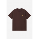 CARHARTT WIP S/S CHASE T-SHIRT PALISANDER / GOLD