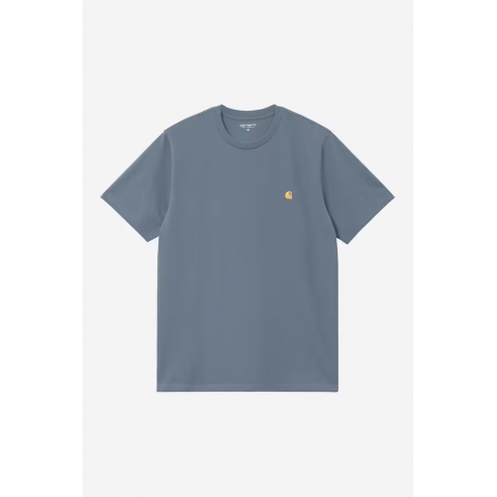 CARHARTT WIP S/S CHASE T-SHIRT ICESHEET / GOLD