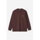 CARHARTT WIP L/S CHASE T-SHIRT PALISANDER / GOLD