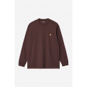 CARHARTT WIP L/S CHASE T-SHIRT PALISANDER / GOLD