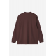 CARHARTT WIP L/S CHASE T-SHIRT PALISANDER / GOLD