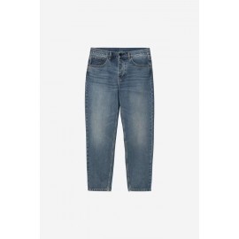 CARHARTT WIP NEWEL PANT BLUE DARK USED WASH NO LENGHT