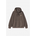 CARHARTT WIP HOODED VISTA SWEAT TOBACCO GARMENT DYED