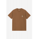 CARHARTT WIP S/S POCKET T-SHIRT WIP H BROWN