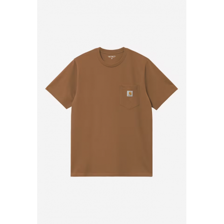 CARHARTT WIP S/S POCKET T-SHIRT WIP H BROWN