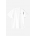 CARHARTT WIP S/S SCRIPT EMBROIDERY T-SHIRT WHITE BLACK