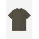 CARHARTT WIP S/S SCRIPT EMBROIDERY T-SHIRT CYPRESS BLACK