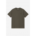 CARHARTT WIP S/S SCRIPT EMBROIDERY T-SHIRT CYPRESS BLACK