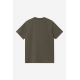 CARHARTT WIP S/S SCRIPT EMBROIDERY T-SHIRT CYPRESS BLACK