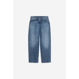 CARHARTT WIP LANDON PANT BLUE MARBLE USED WASH NO LENGTH