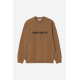 CARHARTT WIP SWEAT W BROWN BLACK