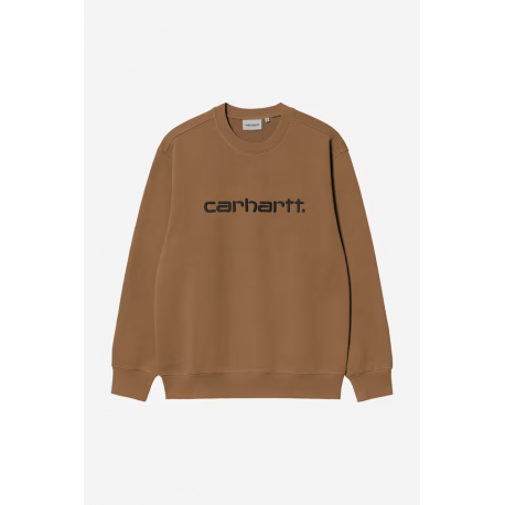 CARHARTT WIP SWEAT W BROWN BLACK