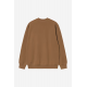 CARHARTT WIP SWEAT W BROWN BLACK