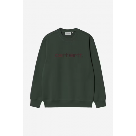 CARHARTT WIP SWEAT DARK SCARAB / PALISANDER