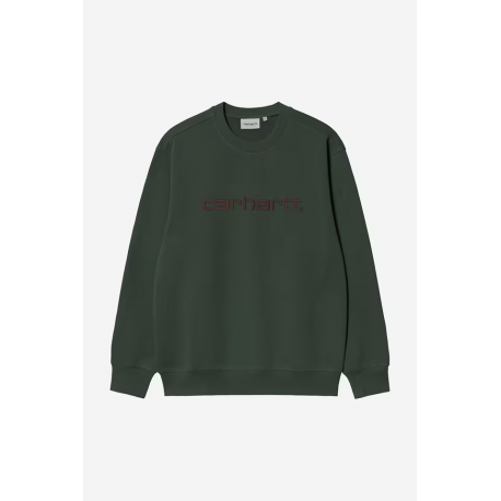 CARHARTT WIP SWEAT DARK SCARAB / PALISANDER