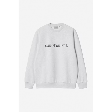 CARHARTT WIP SWEAT ASH HEATHER / GRAPHITE