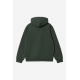 CARHARTT WIP HOODED SWEAT DARK SCARAB / PALISANDER