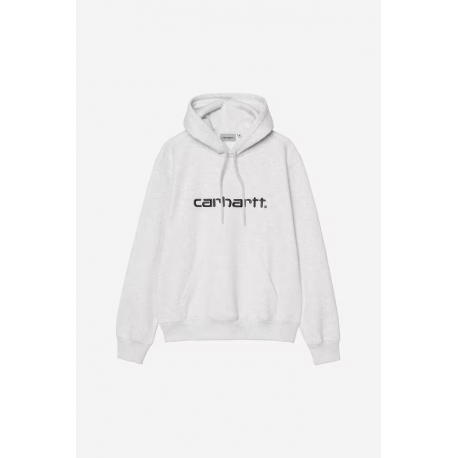 CARHARTT WIP HOODED SWEAT ASH HEATHER / GRAPHITE