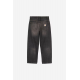 CARHARTT WIP BRANDON PANT BLACK TOBACCO USED WASH