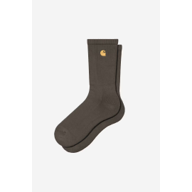 CARHARTT WIP CHASE SOCKS SHUNGITE / GOLD
