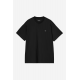 CARHARTT WIP S/S SMALL HEART T-SHIRT BLACK / BLACK