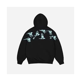 JACKER D.BIRDS COOPER HOODIE BLACK