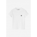 CARHARTT WIP W' SMALL HEART PATCH T-SHIRT WHITE / BLACK