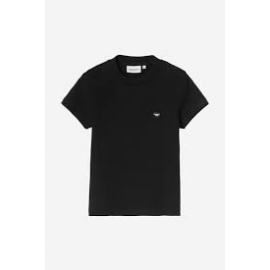 CARHARTT WIP W' SMALL HEART PATCH T-SHIRT BLACK / BLACK