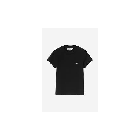 CARHARTT WIP W' SMALL HEART PATCH T-SHIRT BLACK / BLACK