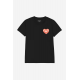 CARHARTT WIP W' S/S HARTT CASE T-SHIRT BLACK