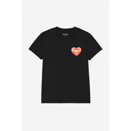 CARHARTT WIP W' S/S HARTT CASE T-SHIRT BLACK