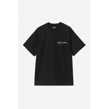 CARHARTT WIP S/S FEATHER PROGRESS T-SHIRT BLACK