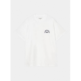 CARHARTT WIP S/S ARCH SCRIPT T-SHIRT WHITE / DARK NAVY