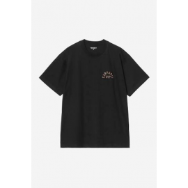 CARHARTT WIP S/S ARCH SCRIPT T-SHIRT BLACK / WIP H BROWN