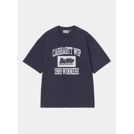 CARHARTT WIP S/S 1989 WINNERS T-SHIRT DARK NAVY HEAVY STONE WASH