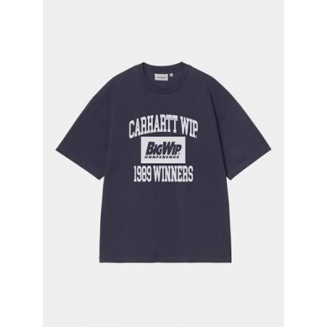 CARHARTT WIP S/S 1989 WINNERS T-SHIRT DARK NAVY HEAVY STONE WASH