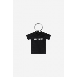 CARHARTT WIP MINI SCRIPT T-SHIRT KEYCHAIN BLACK