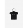 CARHARTT WIP MINI SCRIPT T-SHIRT KEYCHAIN BLACK
