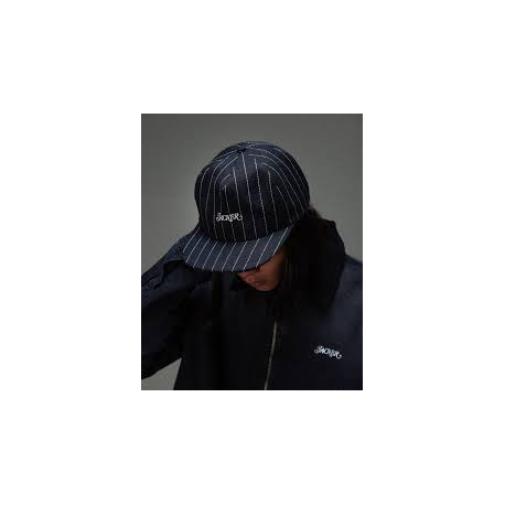 JACKER STRIPE CAP BLACK BLACK