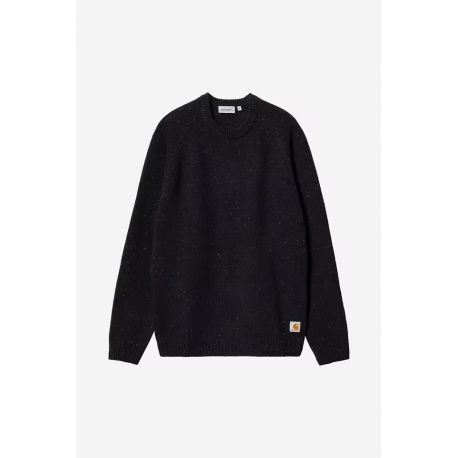 CARHARTT WIP ANGILISTIC SWEATER SPECKLED DARK NAVY