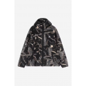CARHARTT WIP BLEVIN LINER CAMO FEATHER TREE BLACK