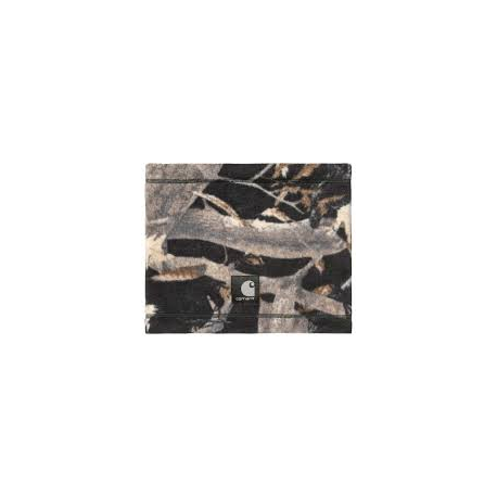  CARHARTT WIP BLEVIN NECKWARMER CAMO FEATHER TREE BLACK
