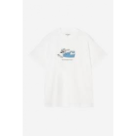 CARHARTT WIP S/S ICE FISHING T-SHIRT WHITE