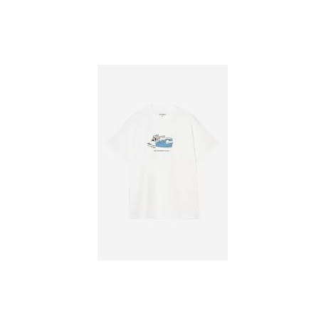 CARHARTT WIP S/S ICE FISHING T-SHIRT WHITE