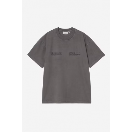 CARHARTT WIP S/S BOXED T-SHIRT SOOT GARMENT DYED